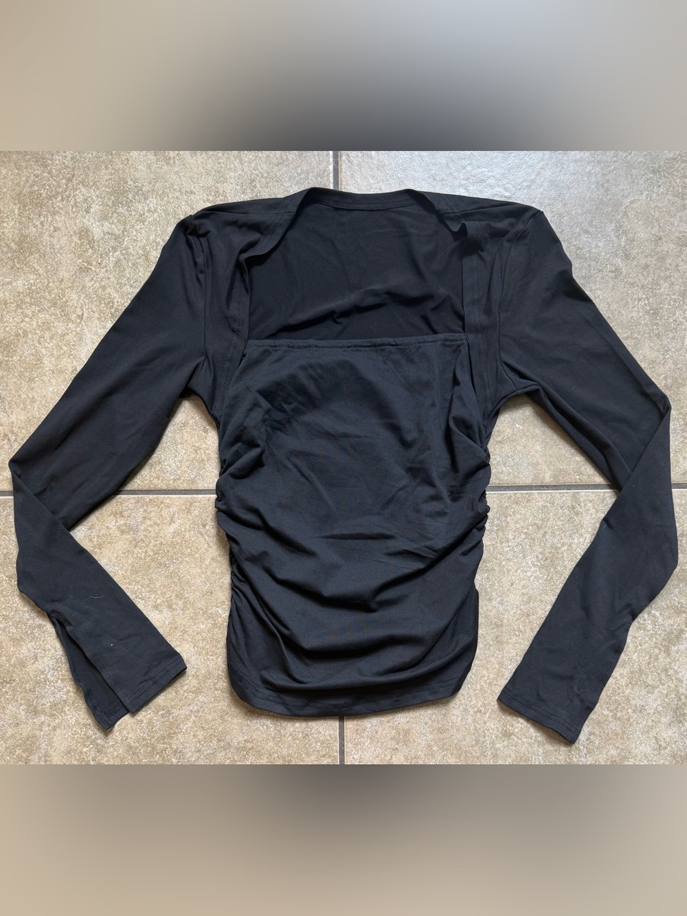 Soly Hux Women’s Black Top Square Neck Size Medium New FAST SHIPPING